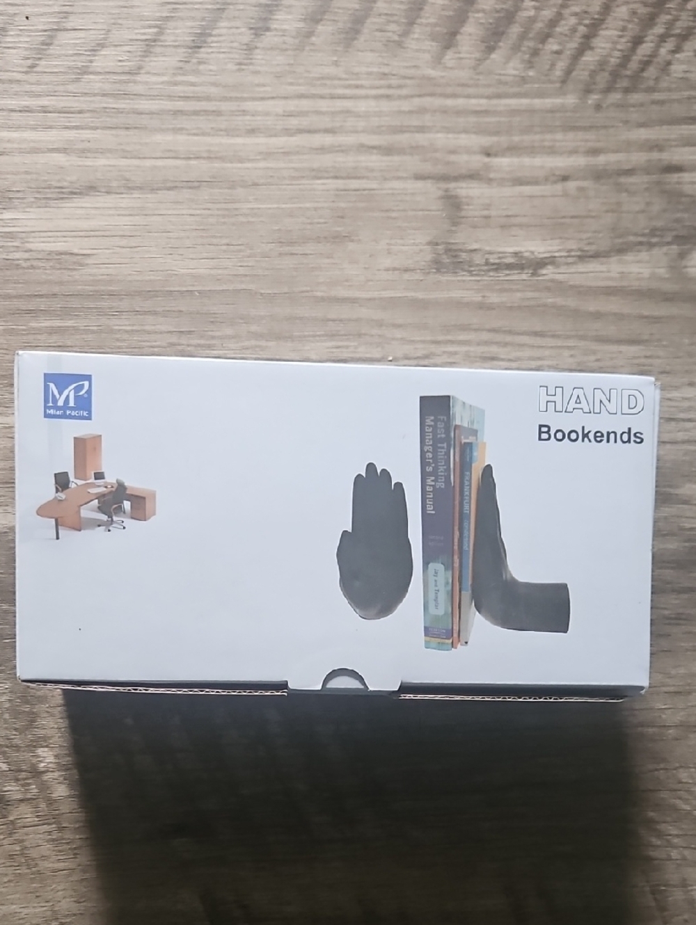 Black Hand Bookends - Decorative Home Accent